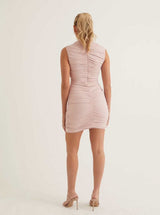 Ruched Cut Out Mini Dress | Mauve & Sage