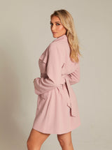 Wrap Blazer Dress | Blush, Black & Cream