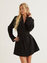 CAMERON-Blazer Dress | Black
