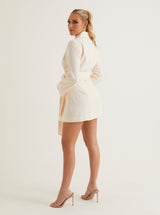 CAMERON-Blazer Dress | Cream