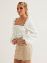 AMELIA Top | White